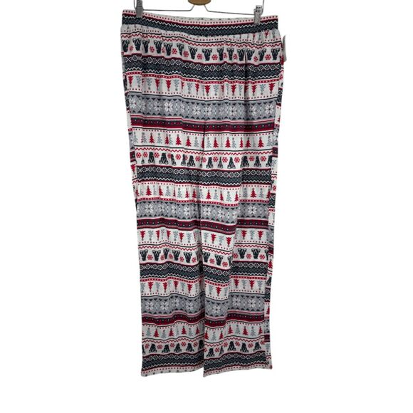 Polar Bear Pajama Pants Size Large Cuddl Duds Holiday Christmas Winter - Picture 3 of 9